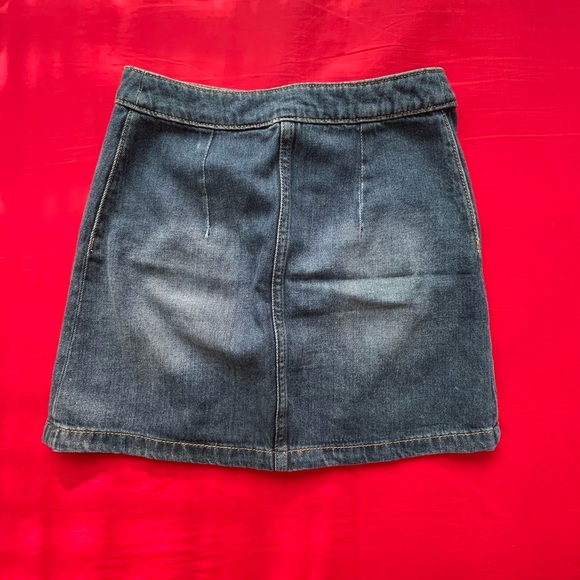 H&M Denim Mini Skirt US 2 - Picture 4 of 6